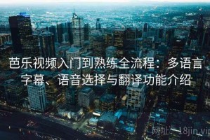 芭乐视频入门到熟练全流程：多语言字幕、语音选择与翻译功能介绍