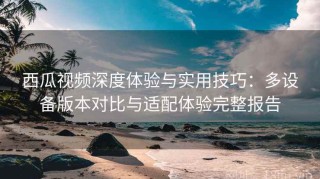 西瓜视频深度体验与实用技巧：多设备版本对比与适配体验完整报告