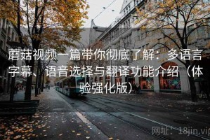 蘑菇视频一篇带你彻底了解：多语言字幕、语音选择与翻译功能介绍（体验强化版）