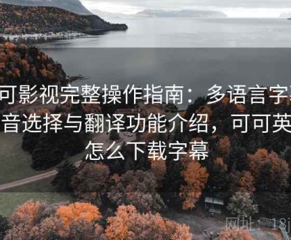 可可影视完整操作指南：多语言字幕、语音选择与翻译功能介绍，可可英语怎么下载字幕
