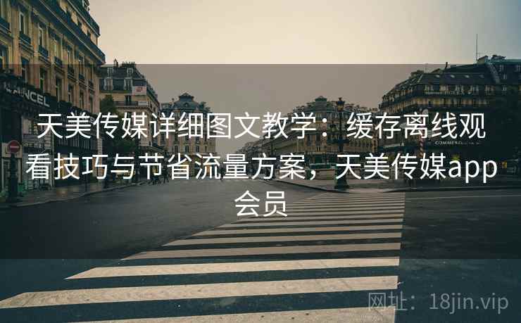 天美传媒详细图文教学：缓存离线观看技巧与节省流量方案，天美传媒app会员