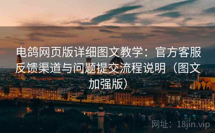 电鸽网页版详细图文教学:官方客服反馈渠道与问题提交流程说明(图文加强版) 电鸽网页版详细图文教学:官方客服反馈渠道与问题提交流程说明(图文加强版)