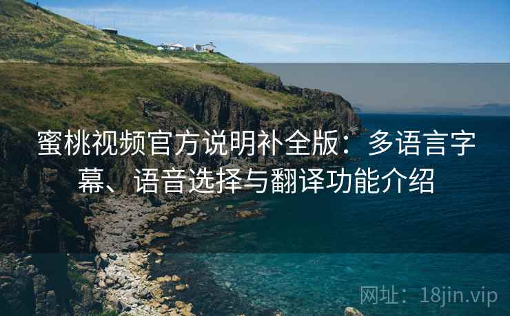 蜜桃视频官方说明补全版：多语言字幕、语音选择与翻译功能介绍