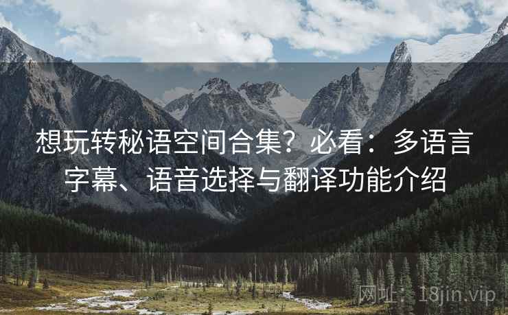 想玩转秘语空间合集？必看：多语言字幕、语音选择与翻译功能介绍