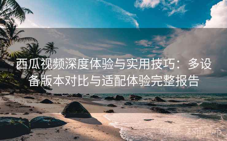 西瓜视频深度体验与实用技巧：多设备版本对比与适配体验完整报告