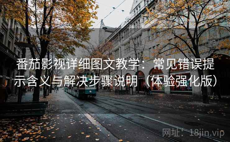 番茄影视详细图文教学：常见错误提示含义与解决步骤说明（体验强化版）