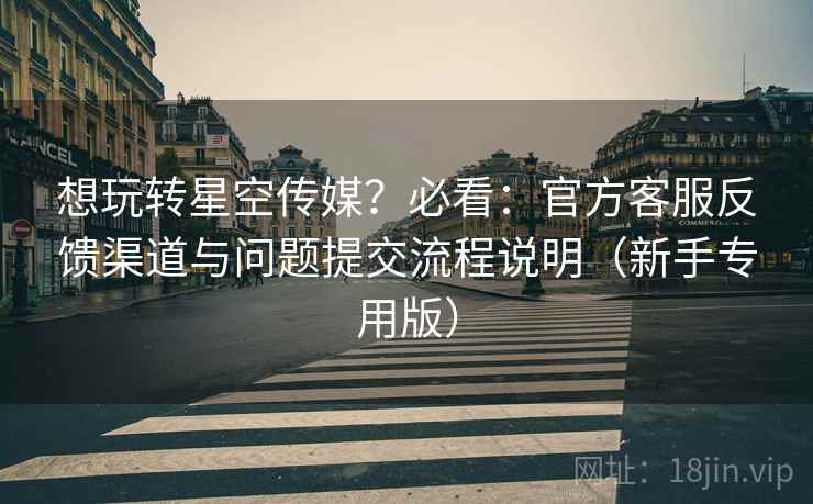 想玩转星空传媒?必看:官方客服反馈渠道与问题提交流程说明(新手专用版) 想玩转星空传媒?必看:官方客服反馈渠道与问题提交流程说明(新手专用版)